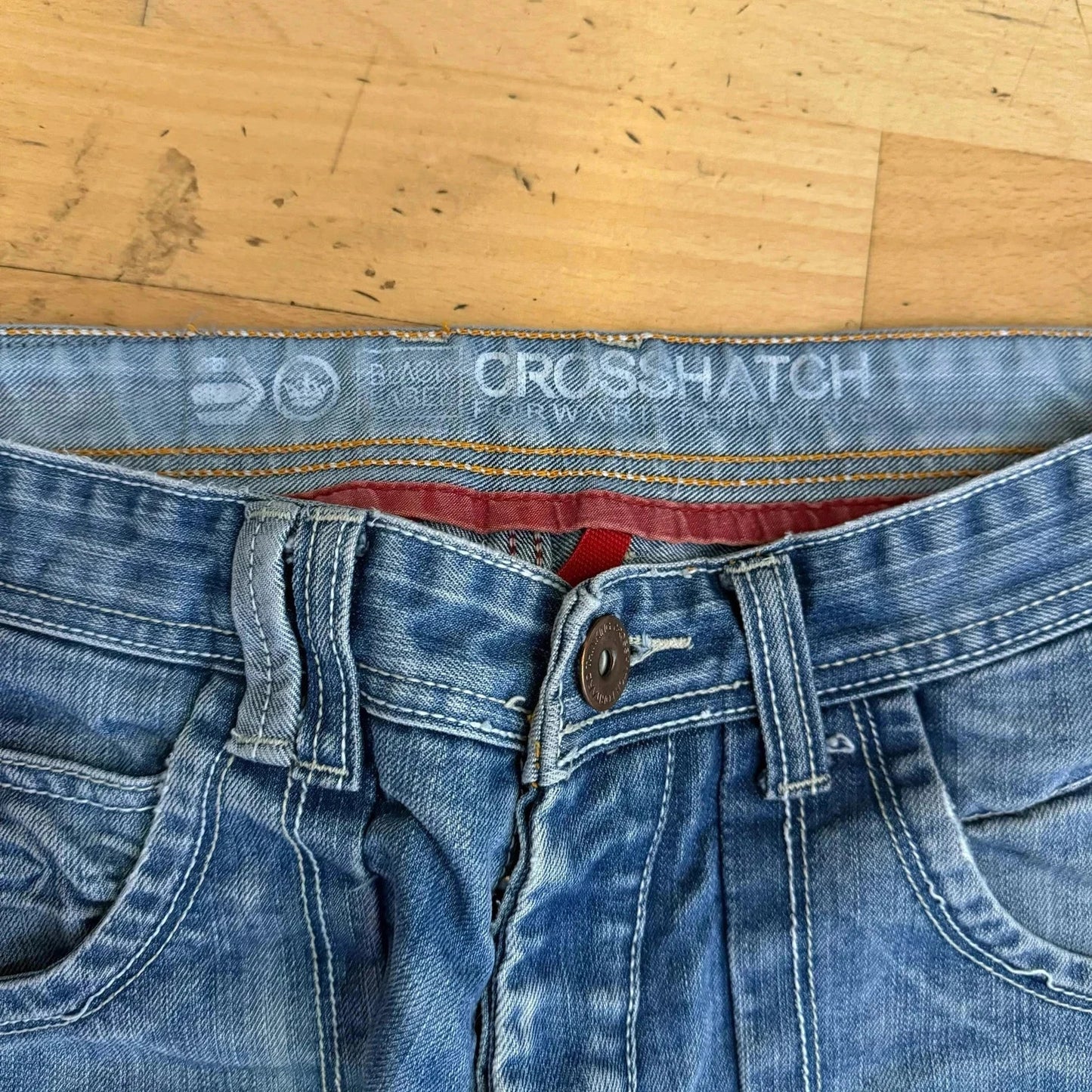 Vintage Y2K Crosshatch Jeans Skater - 30W 30L