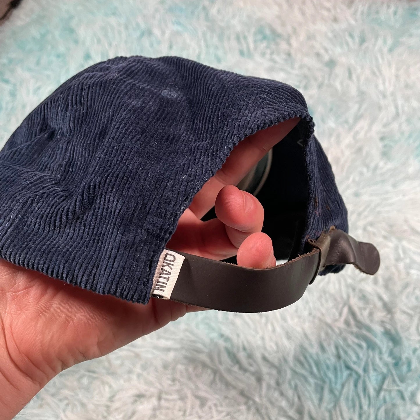 Navy Okatin Corduroy Cap Surfwear