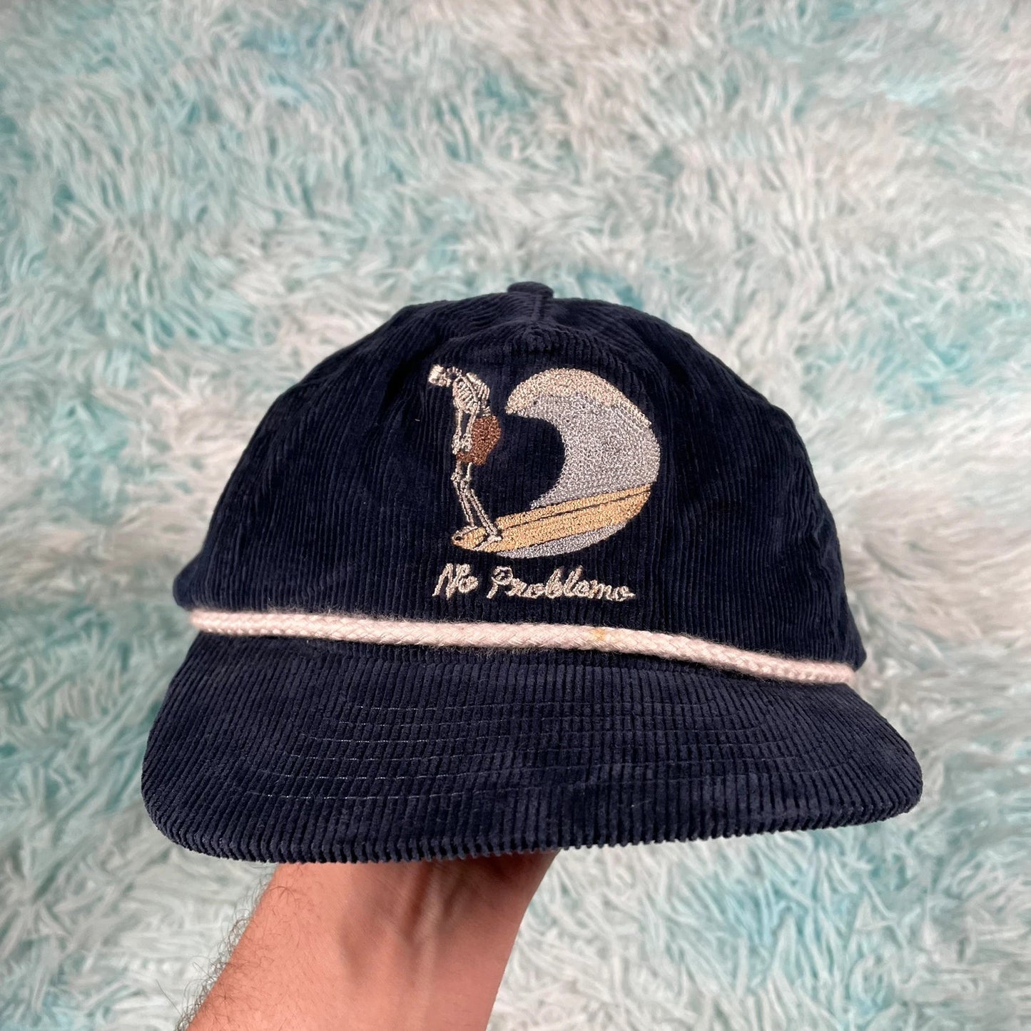Navy Okatin Corduroy Cap Surfwear