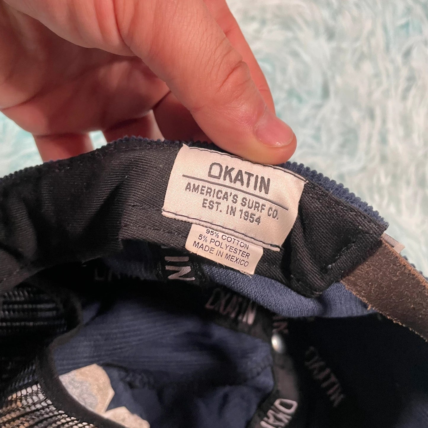 Navy Okatin Corduroy Cap Surfwear