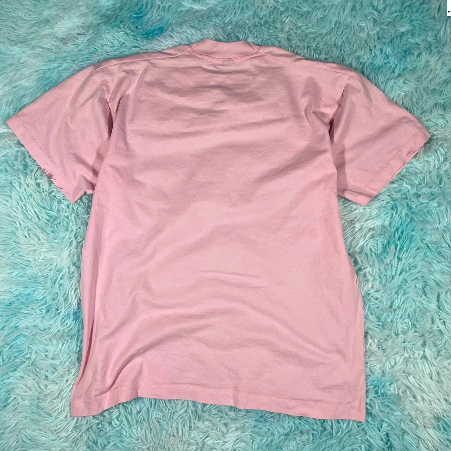Vintage 80s Pink Grandma Graphic T Shirt - large