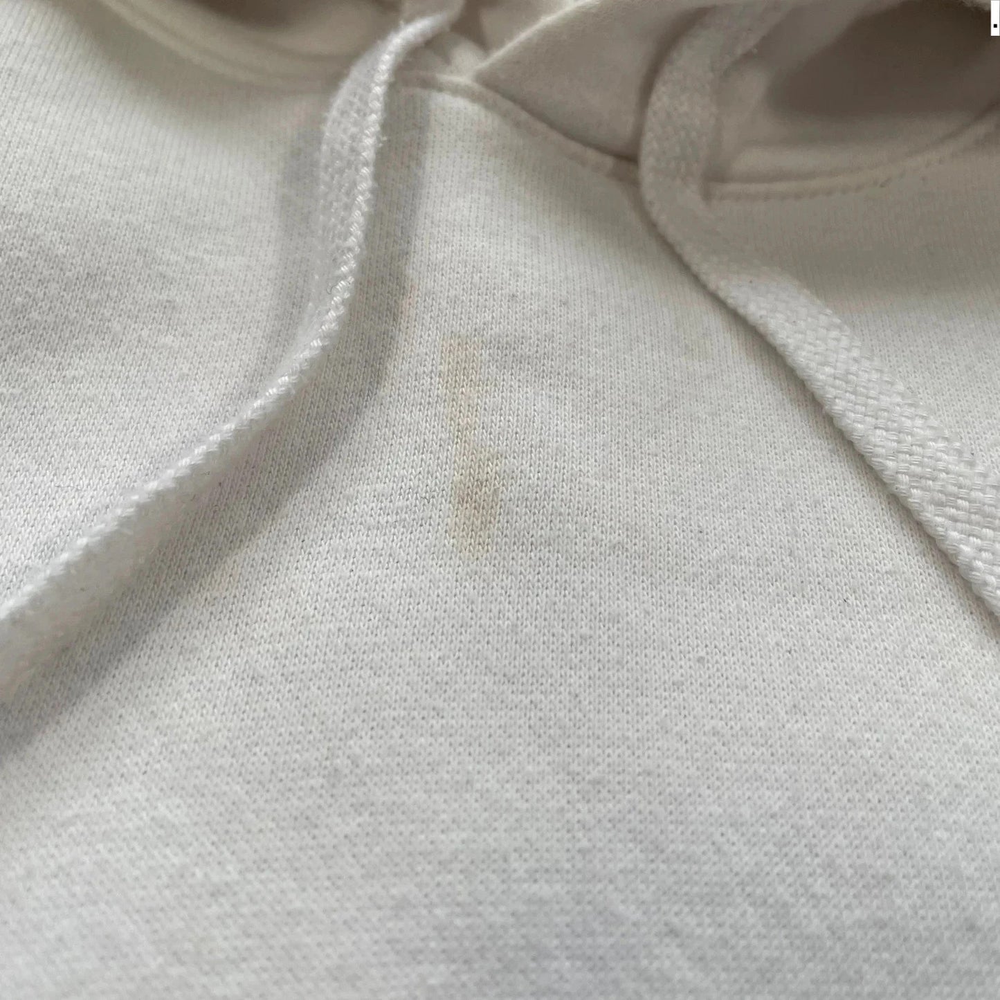 White Nike Hoodie Plain - Large