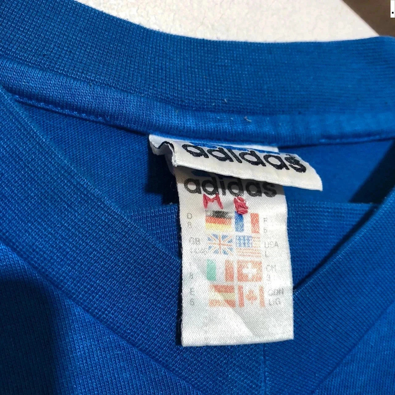 Vintage 90s Blue Adidas T Shirt - XL