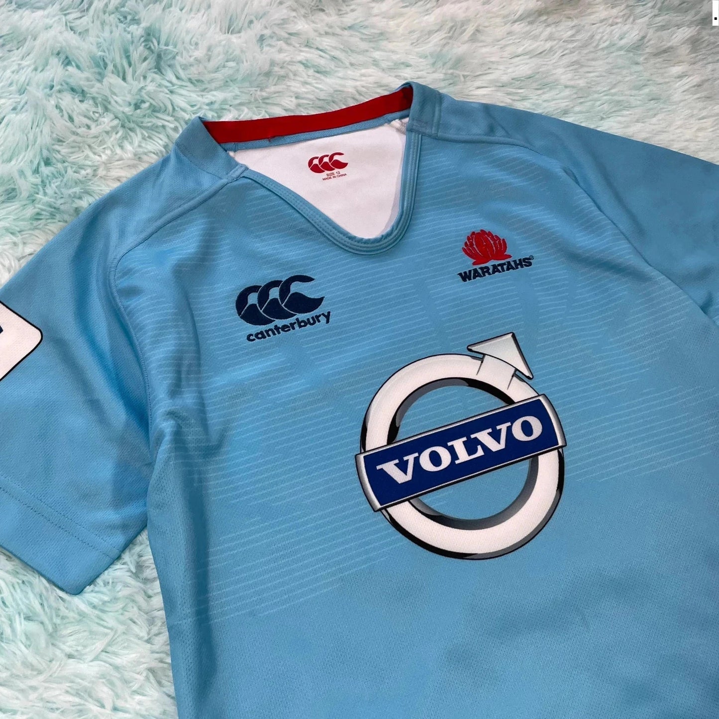 Blue Waratahs Rugby Shirt Canterbury - Size 12