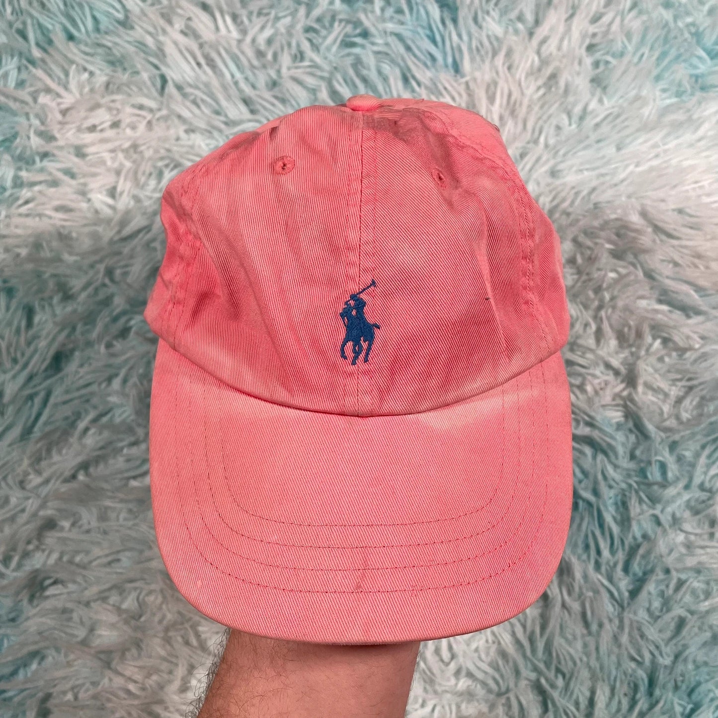 Vintage Pink Polo Ralph Lauren Cap