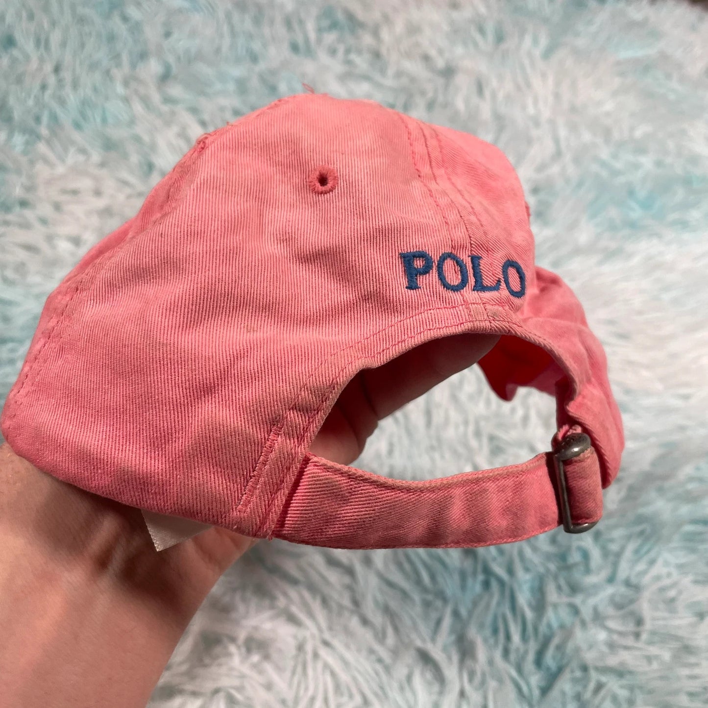 Vintage Pink Polo Ralph Lauren Cap