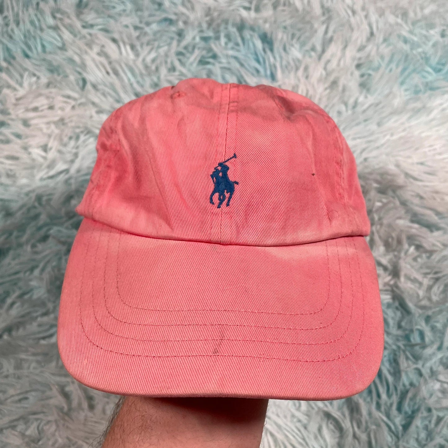 Vintage Pink Polo Ralph Lauren Cap