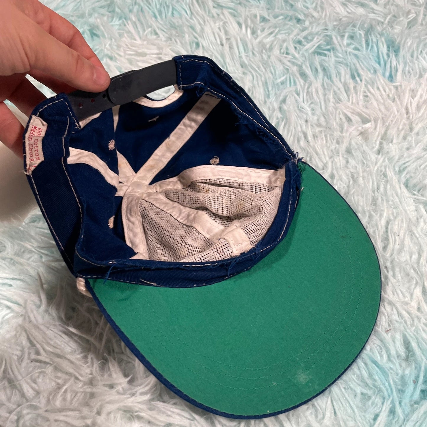 Vintage 80s Navy Golf Cap
