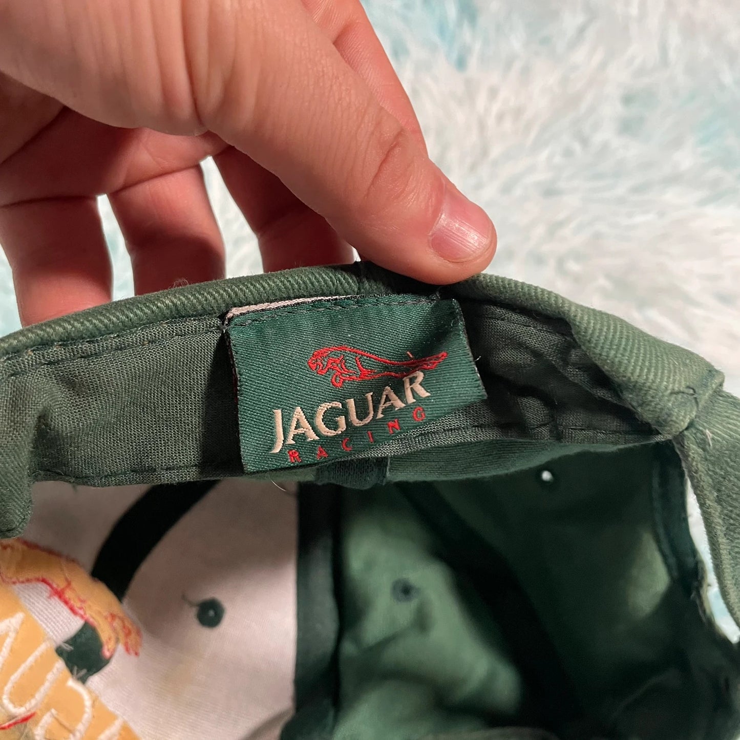 Vintage Green Jaguar Racing Cap