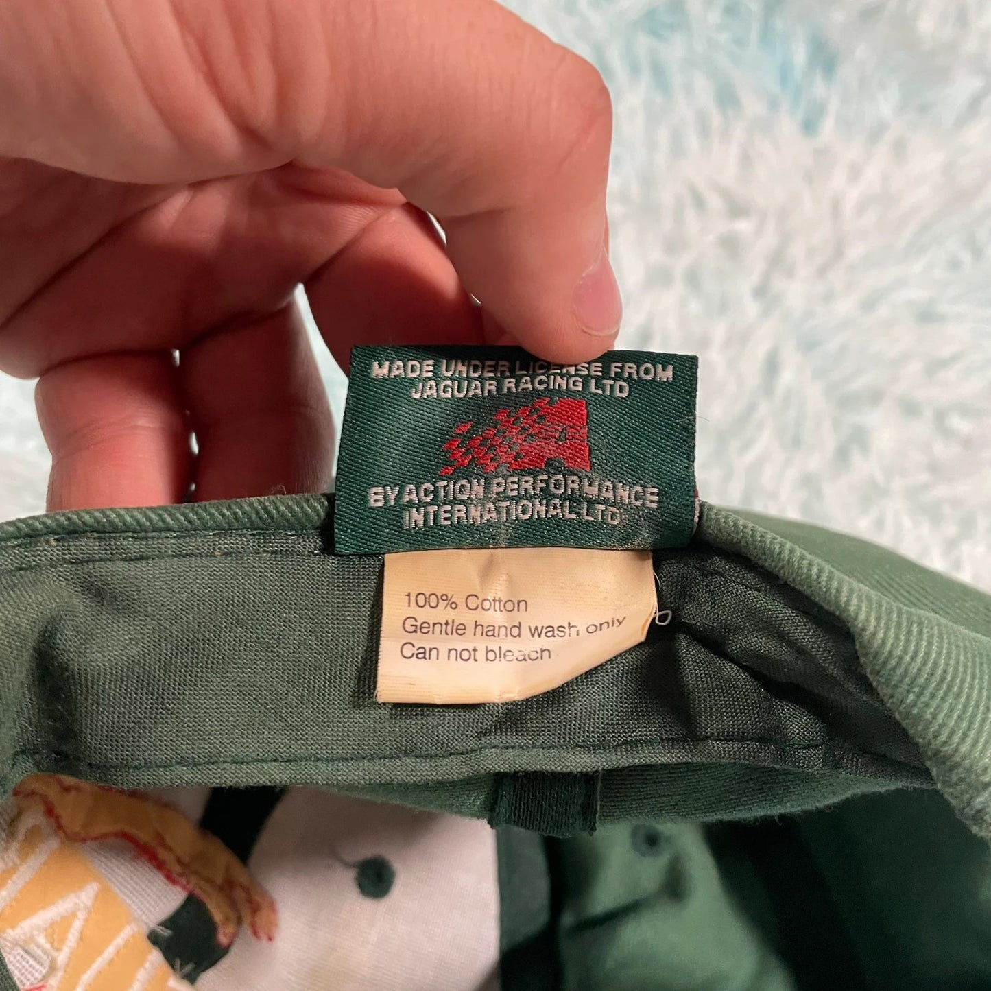 Vintage Green Jaguar Racing Cap