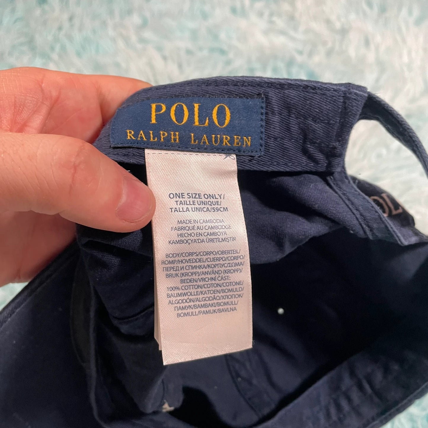 Vintage Navy Polo Ralph Lauren Cap