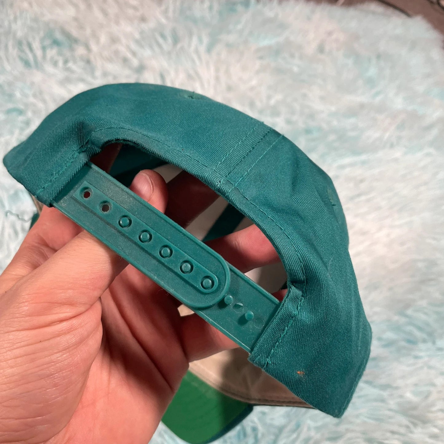 Vintage Turquoise Miami Dolphins Cap