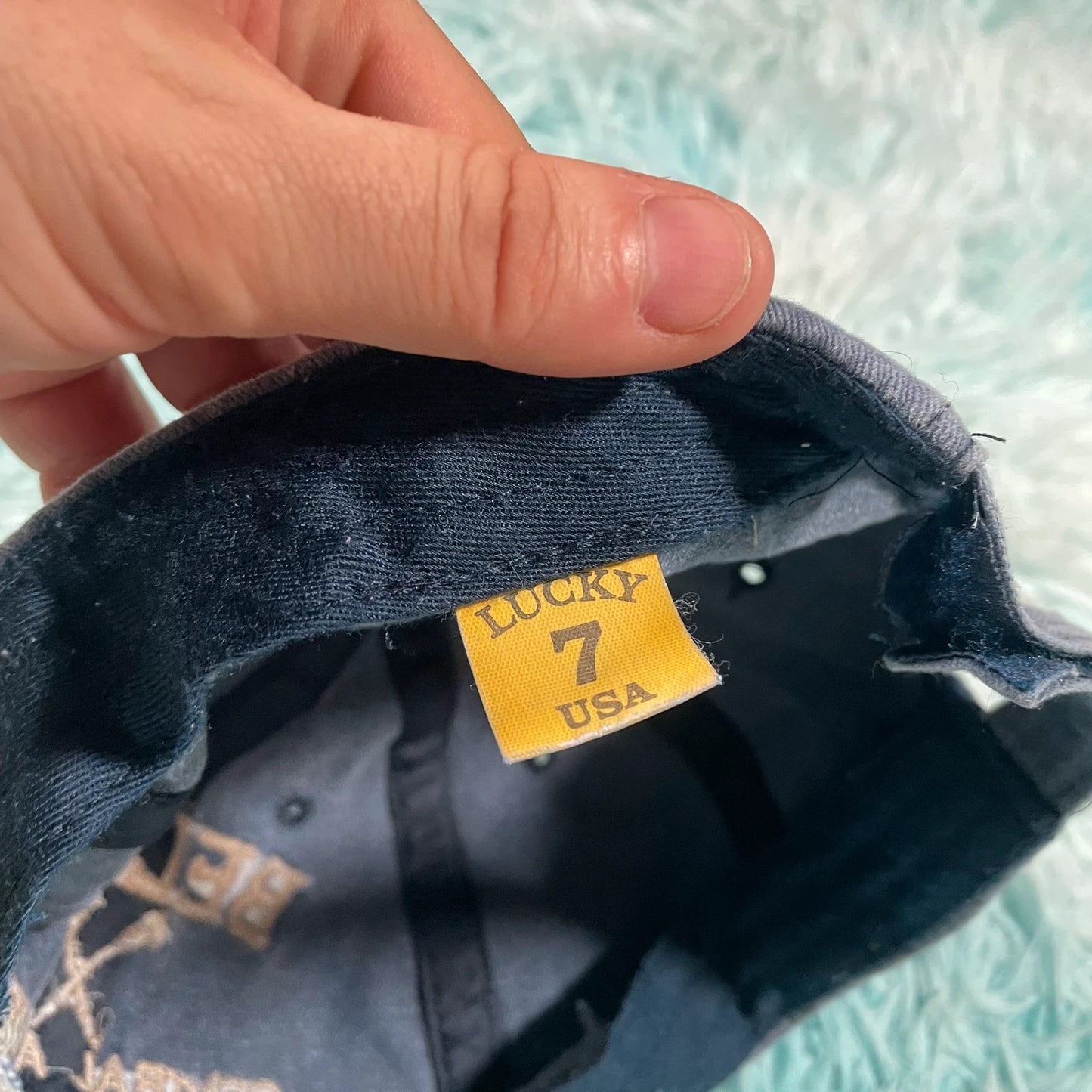 Vintage Navy Belize Tourist Cap