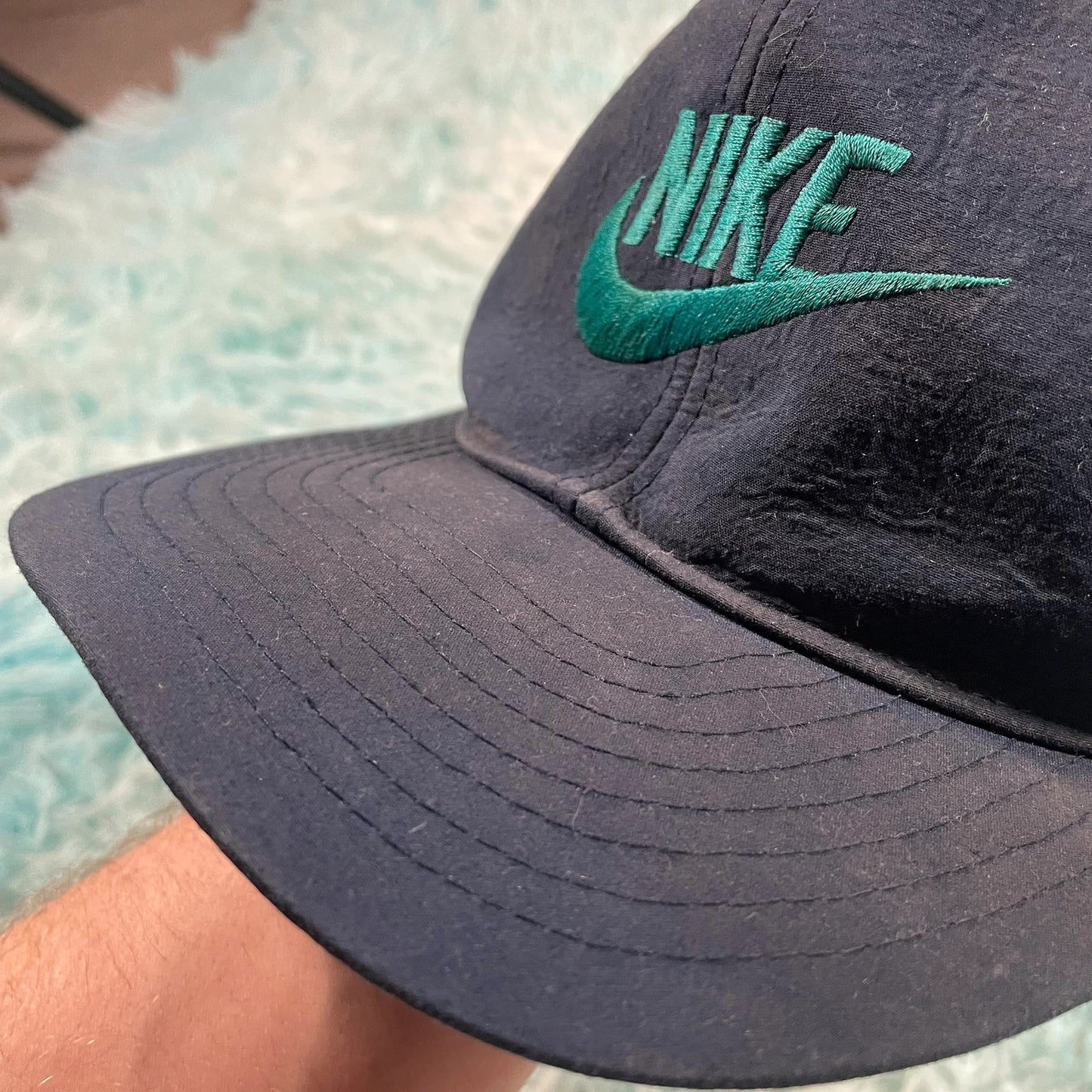 Vintage 80s Navy Nike Cap