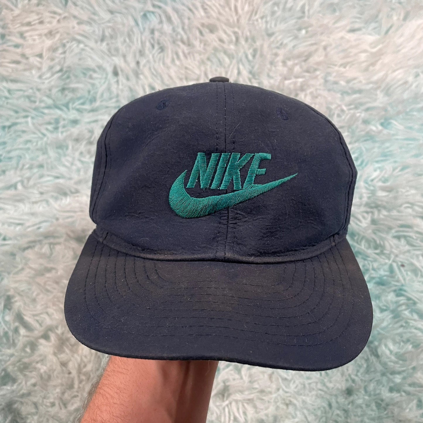 Vintage 80s Navy Nike Cap