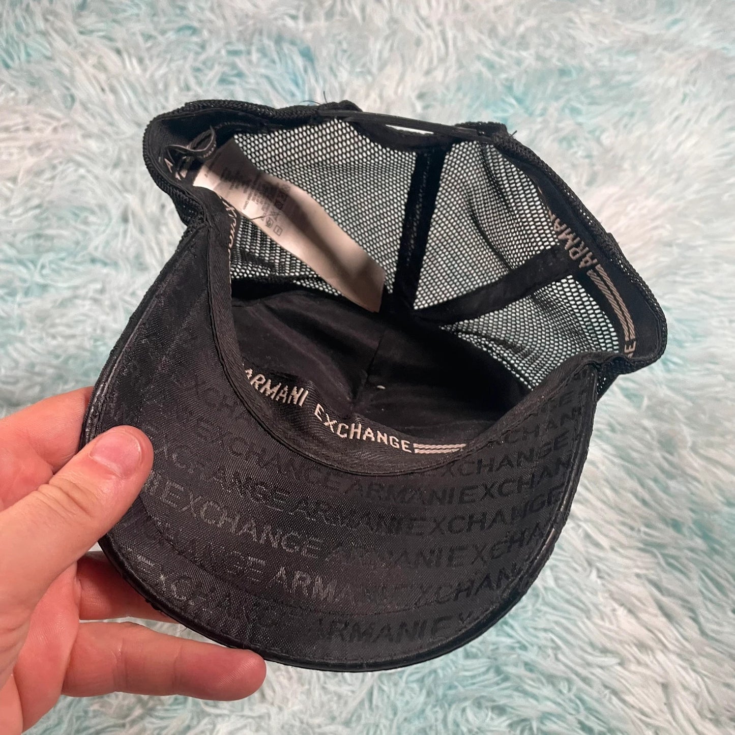 Black Armani Exchange Cap