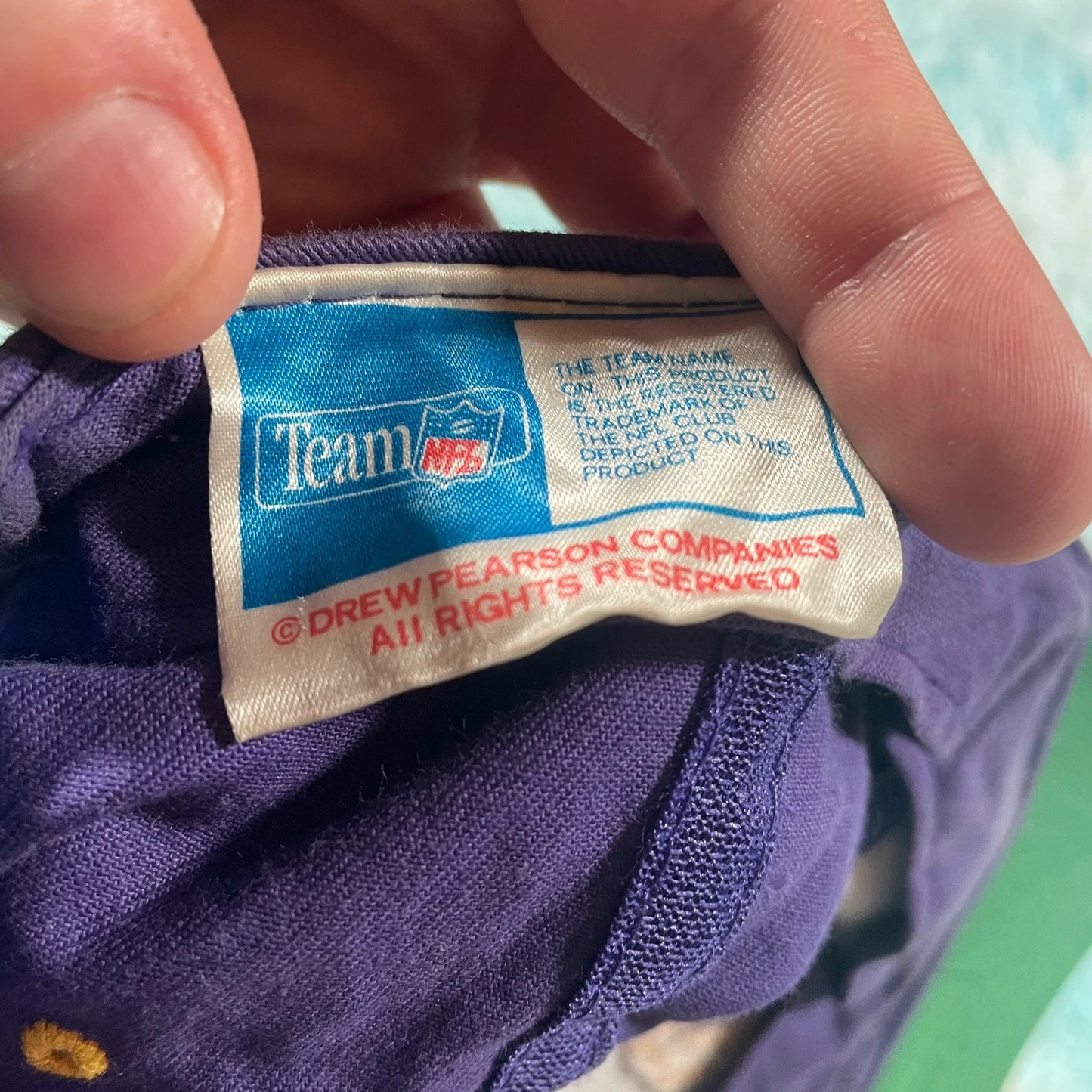 Vintage 90s Purple Minnesota Vikings NFL Cap