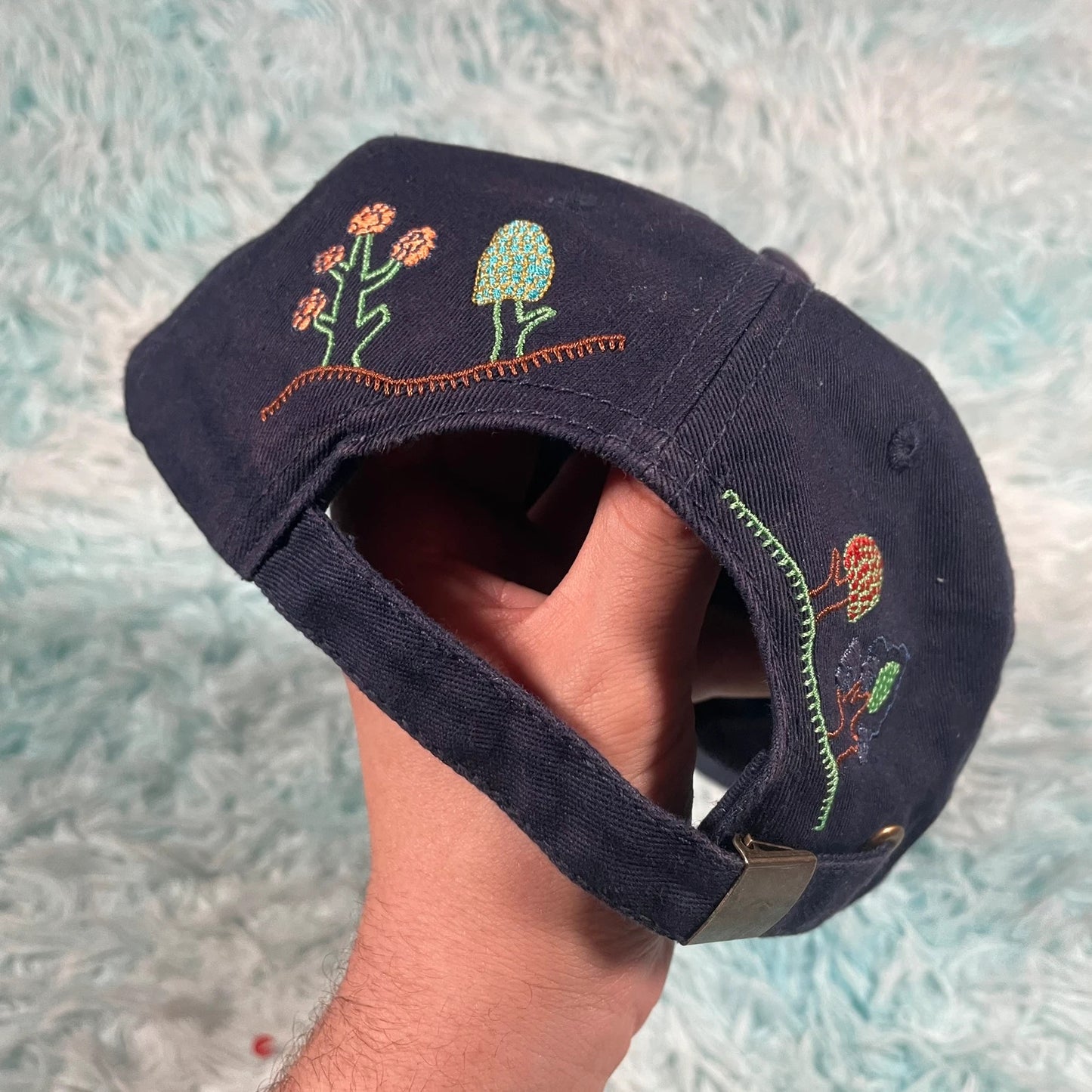 Navy Corduroy Brain Dead Cap