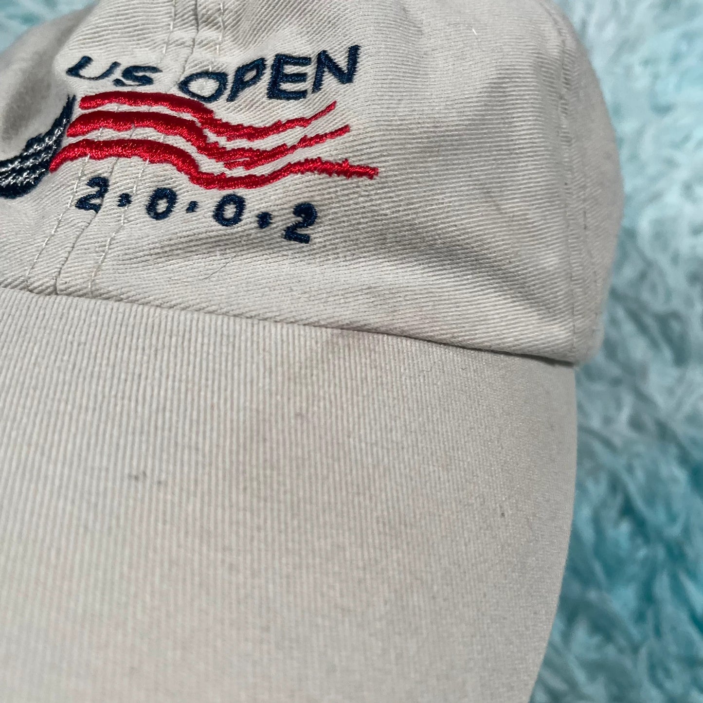 Vintage Beige US Open 2002 golf cap