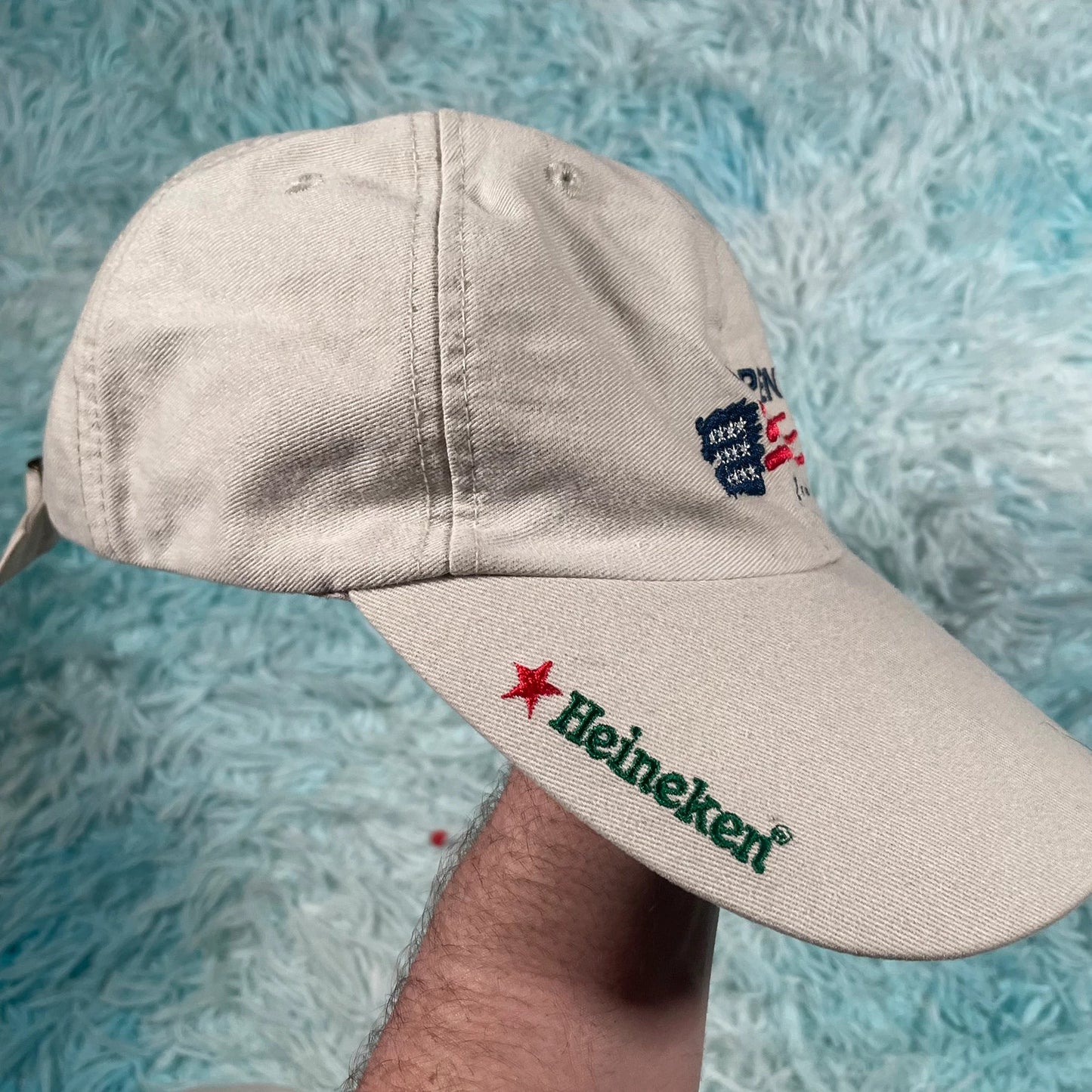 Vintage Beige US Open 2002 golf cap