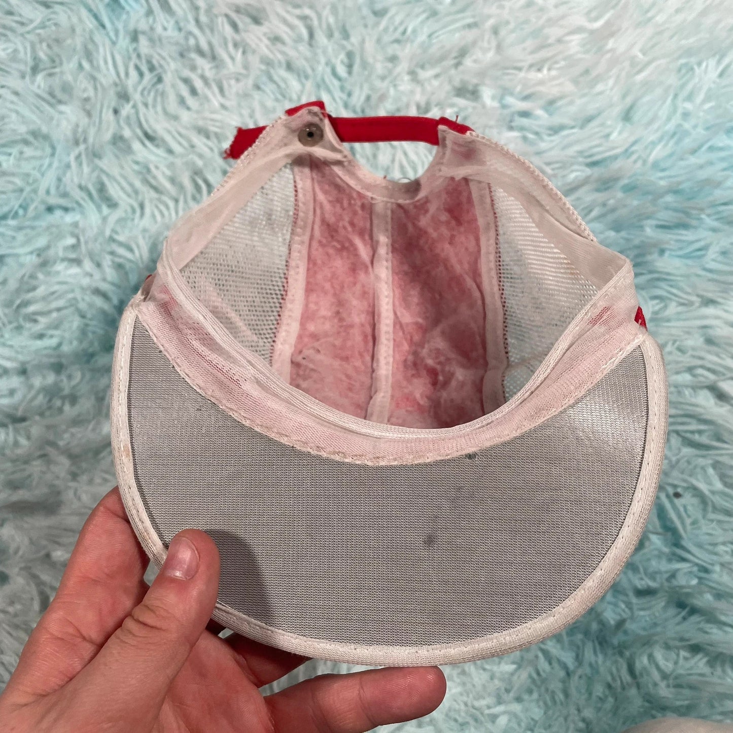 Vintage 90s Red Kids hello Kitty cap