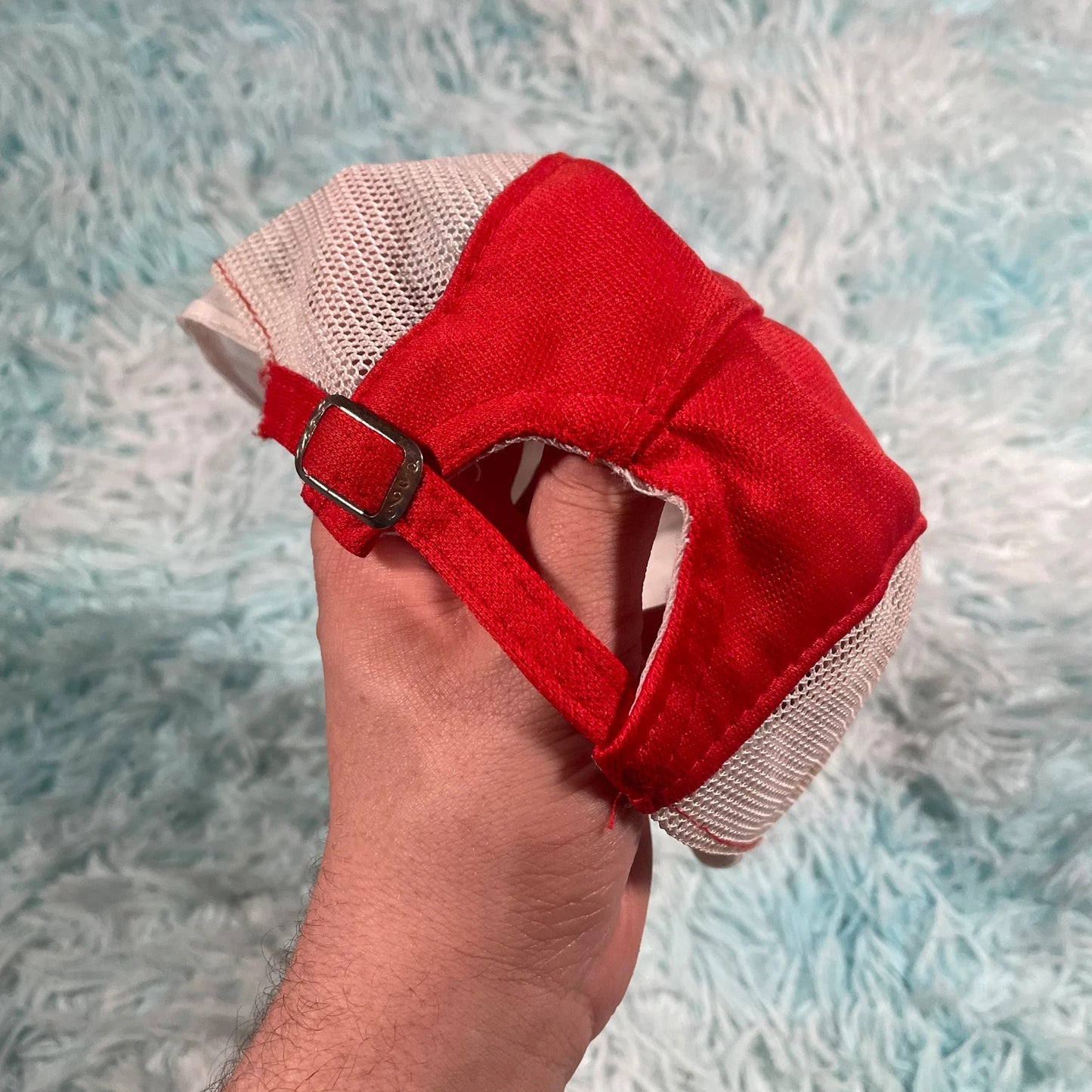 Vintage 90s Red Kids hello Kitty cap