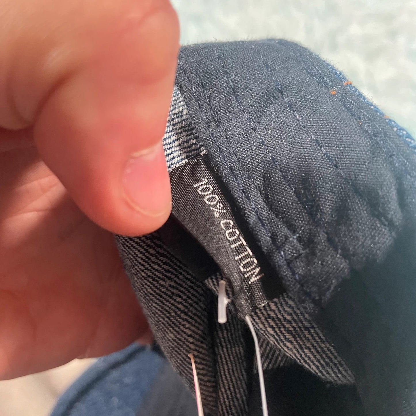 Vintage 00s Y2K Denim Flat Cap