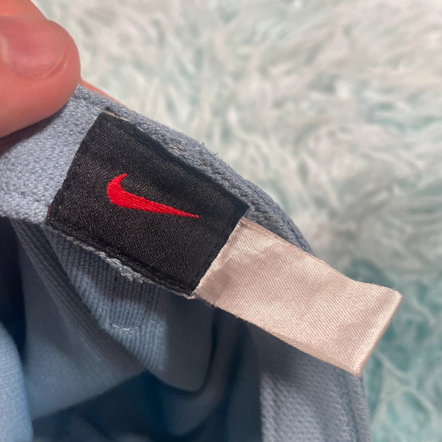 Vintage 90s Baby Blue Nike Cap - Small