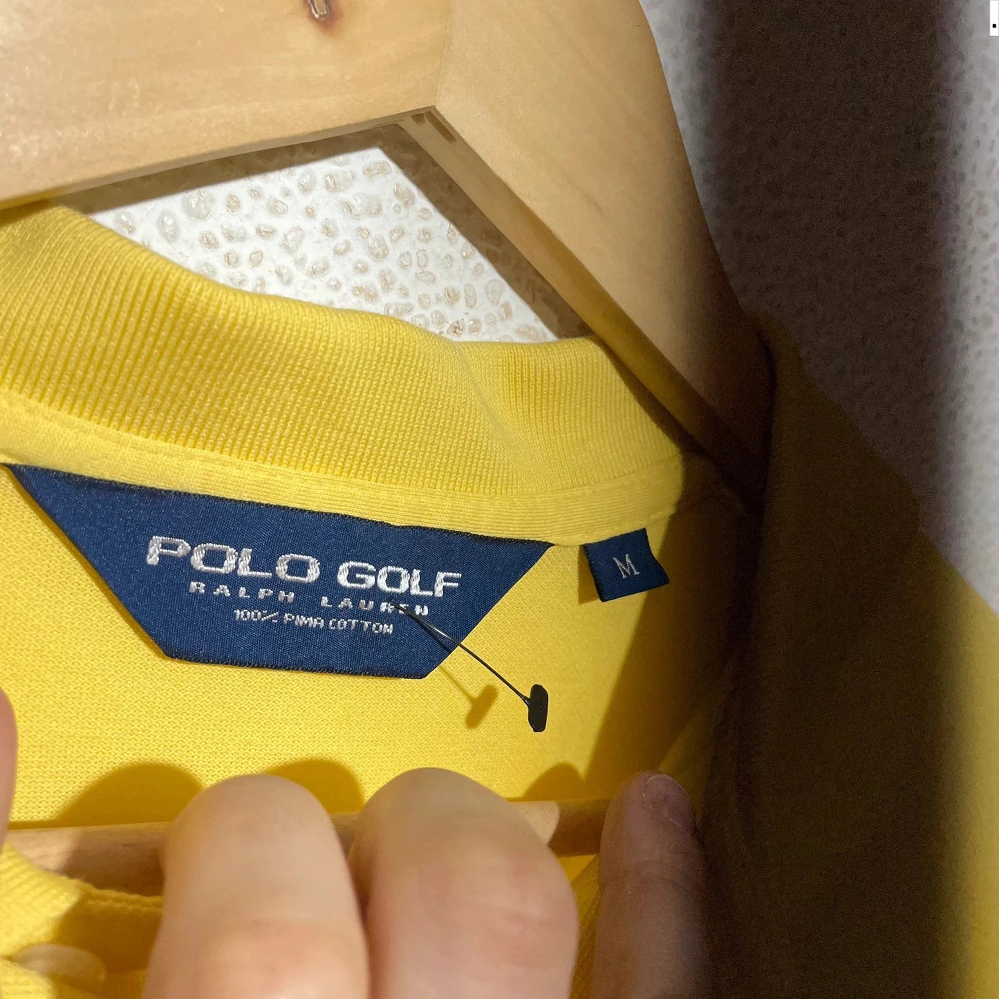 Vintage Yellow Polo Golf Ralph Lauren Polo Shirt - Medium