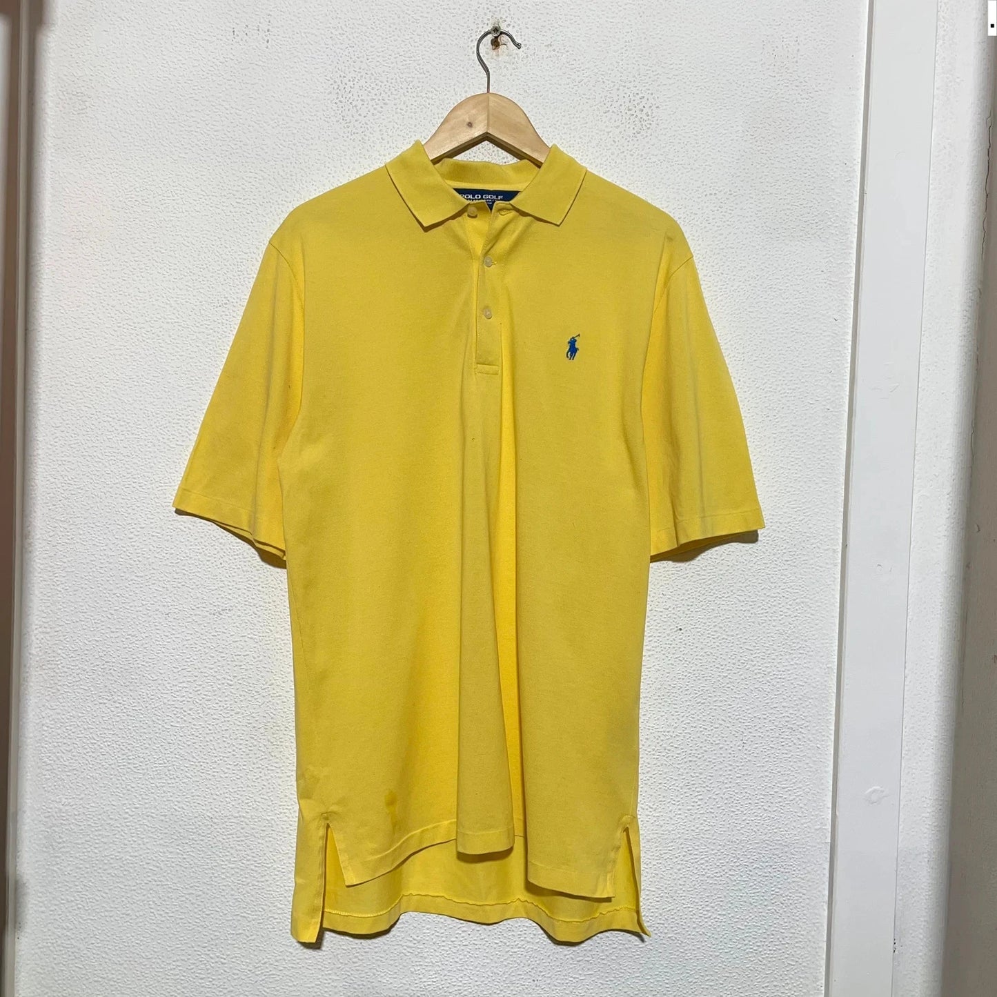 Vintage Yellow Polo Golf Ralph Lauren Polo Shirt - Medium