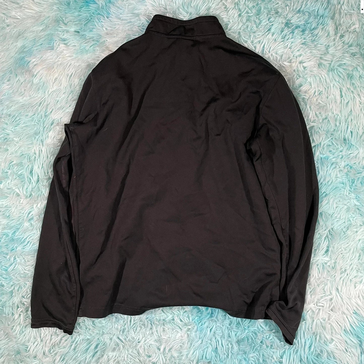 Black Nike 1/4 Zip Athletic Jumper - Medium