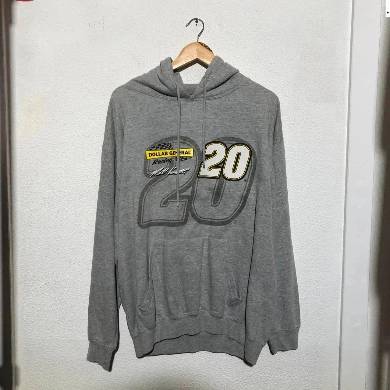 Vintage Grey Nascar Hoodie - XL