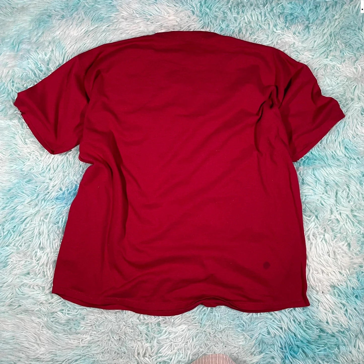 Vintage 90s Red Russell Athletic Graphic T Shirt - XL