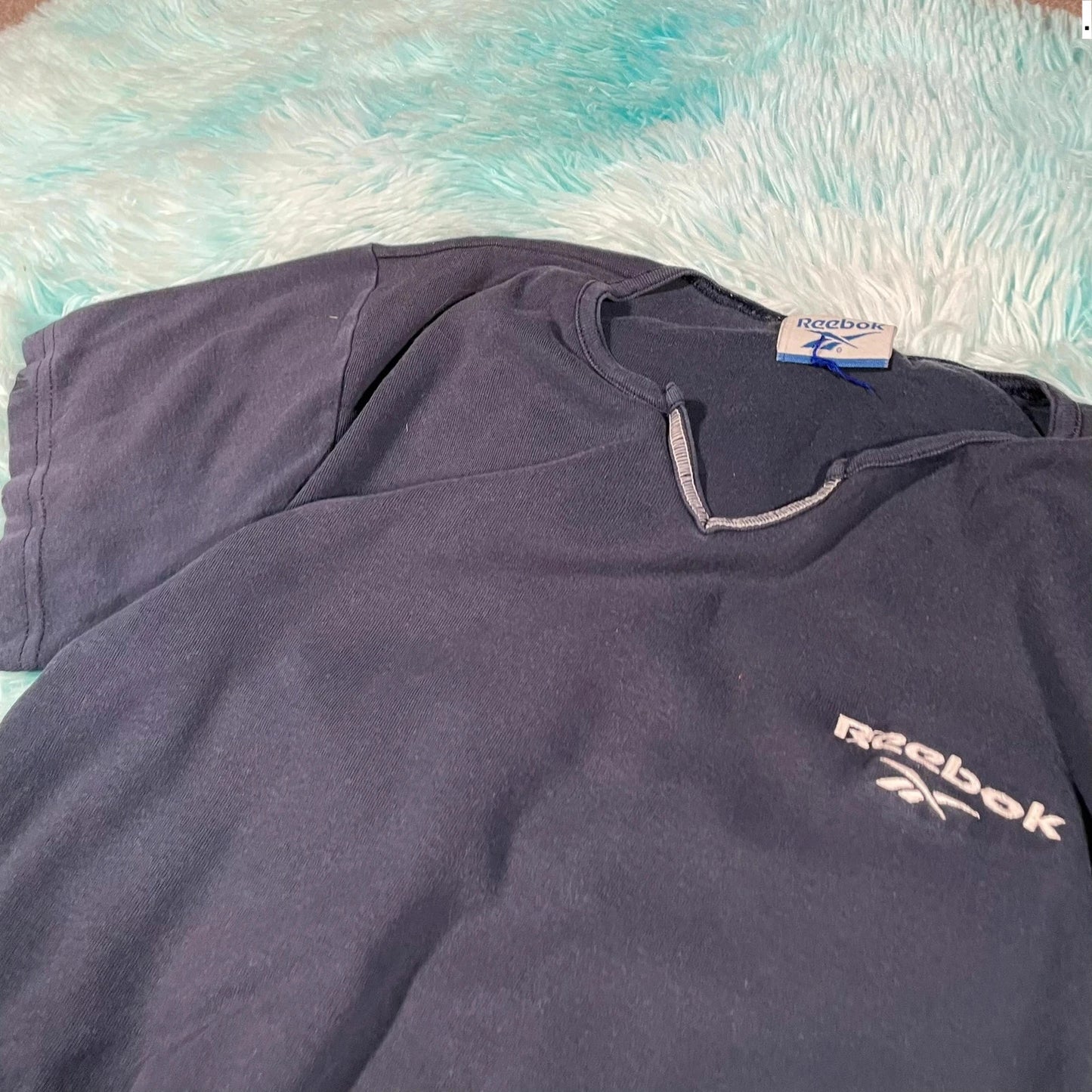 Vintage 00s Navy Reebok T Shirt - Large