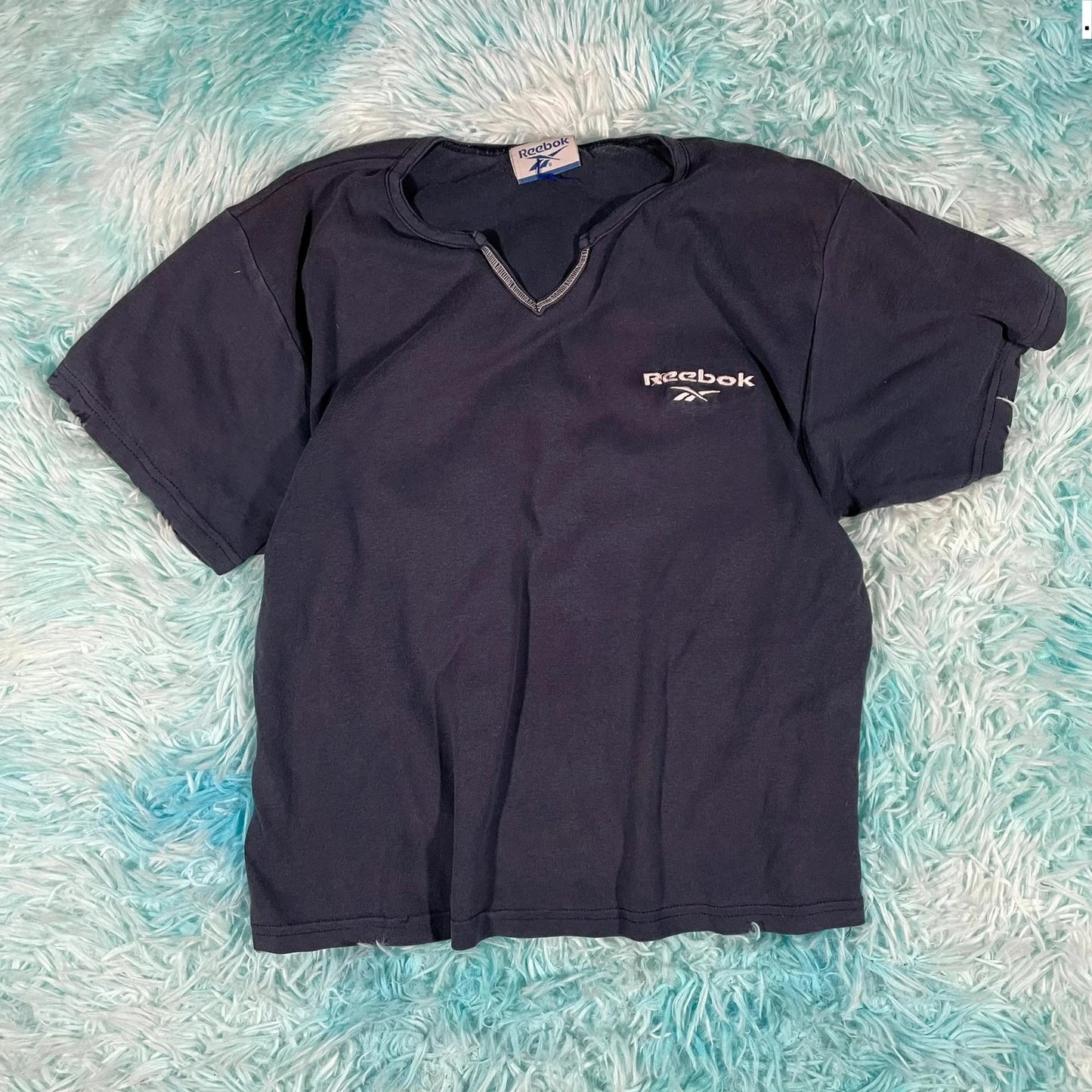 Vintage 00s Navy Reebok T Shirt - Large