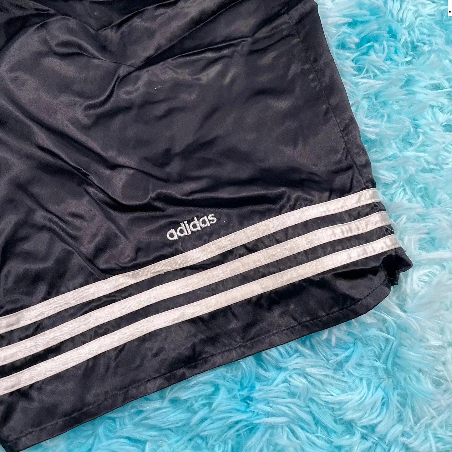 Vintage 90s Black Adidas Running Shorts - Large