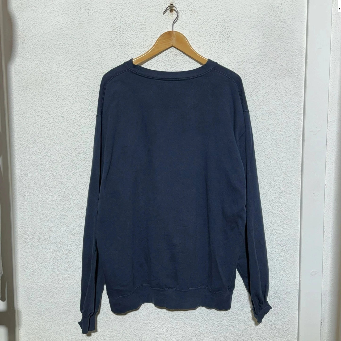 Vintage 90s Navy Timberland Sweatshirt Logo - Large