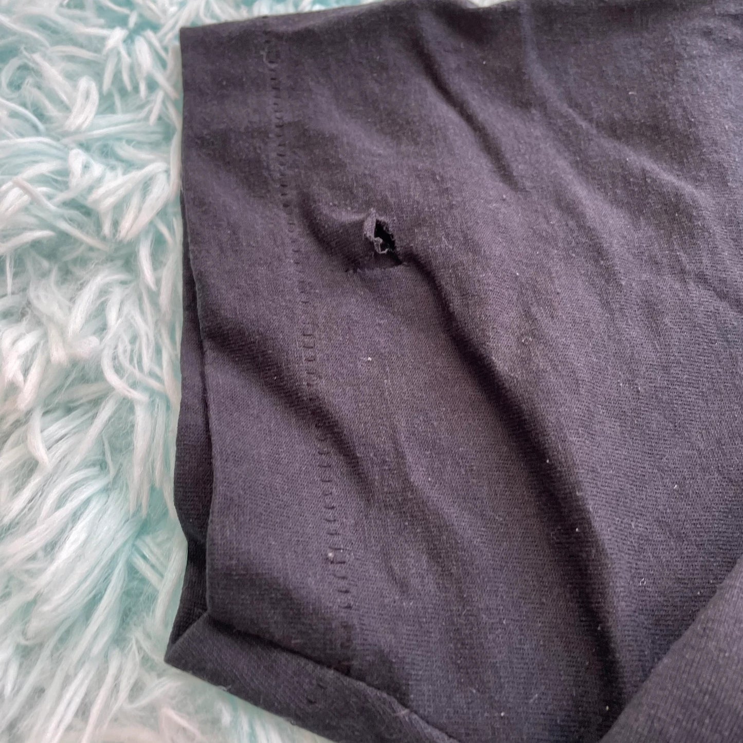 Vintage 90s Black Graphic T shirt - Large