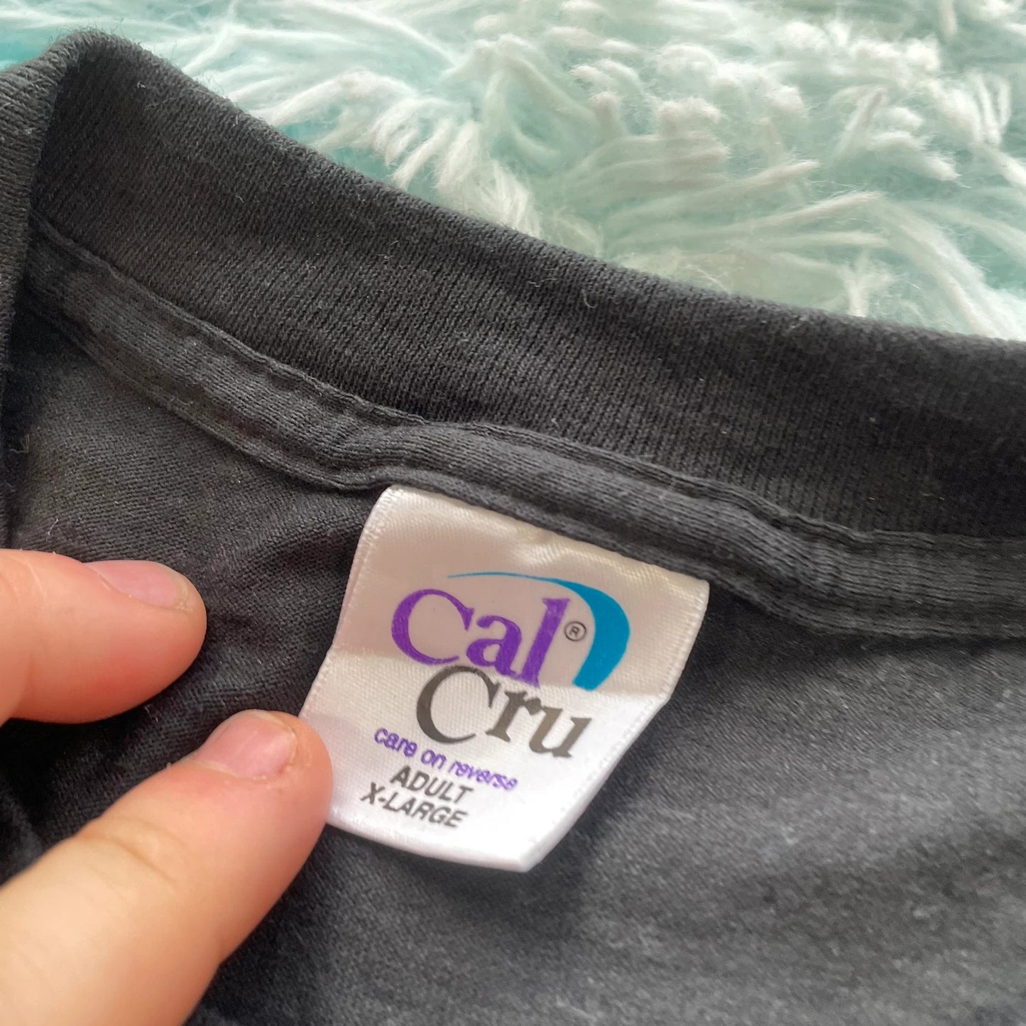 Vintage 90s Black Myrtle Beach Graphic T Shirt - XL