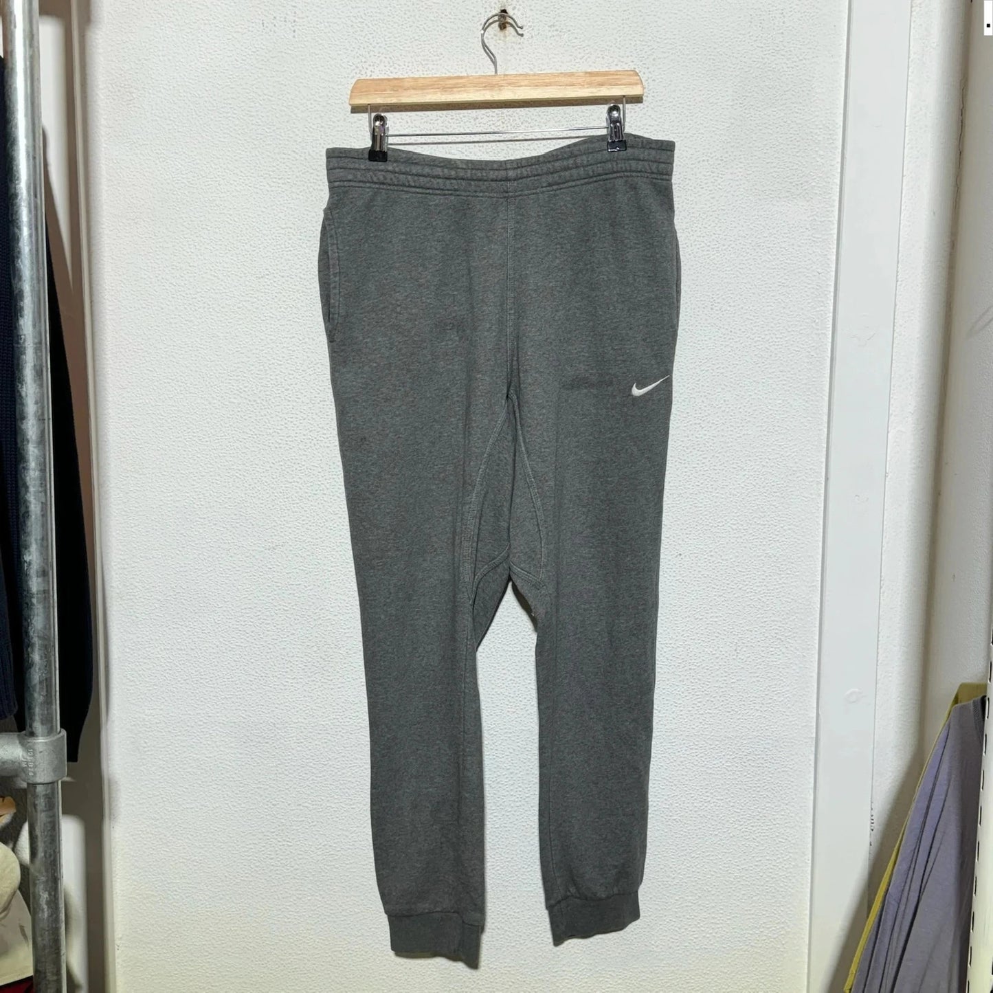 Dark Grey Nike Joggers - Large