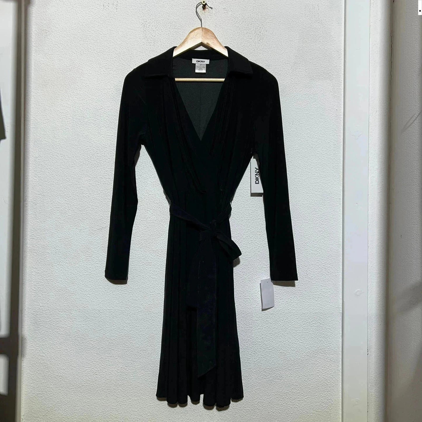 Black DKNY Formal Dress Long Sleeve Skin Tight - Size 4