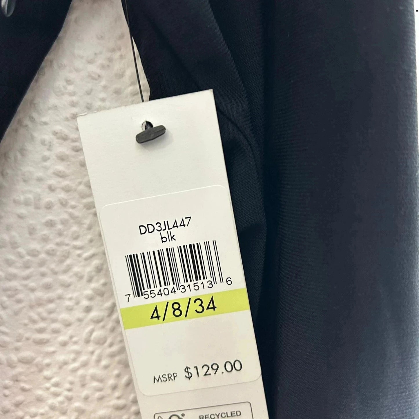 Black DKNY Formal Dress Long Sleeve Skin Tight - Size 4