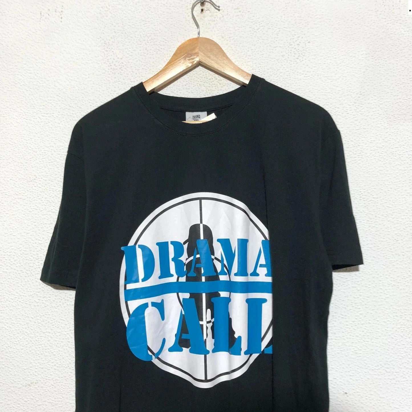 Black Drama Call Graphic T Shirt - Large
