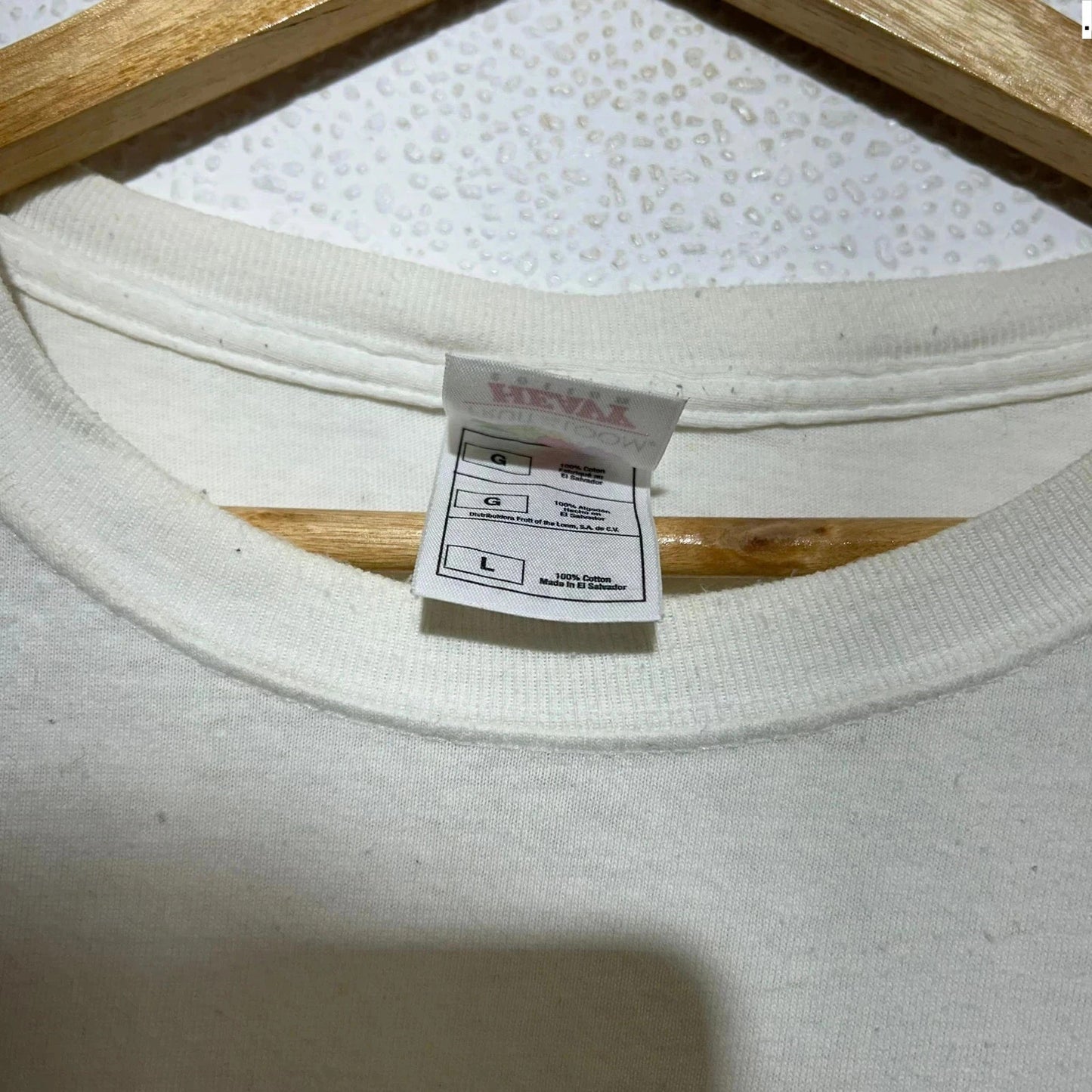 Vintage 1997 General Election T Shirt Anti BNP - Large