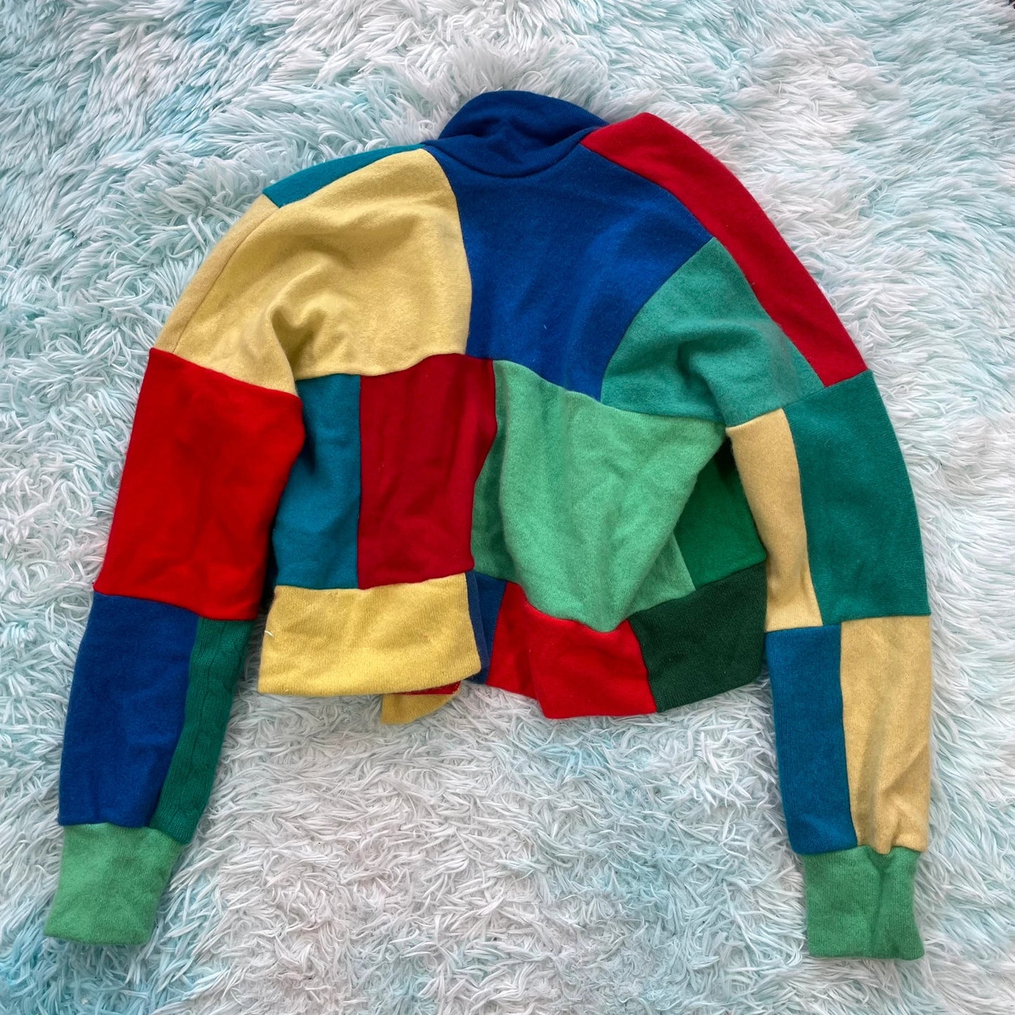 Multicoloured Turtle Doves Cashmere Cardigan