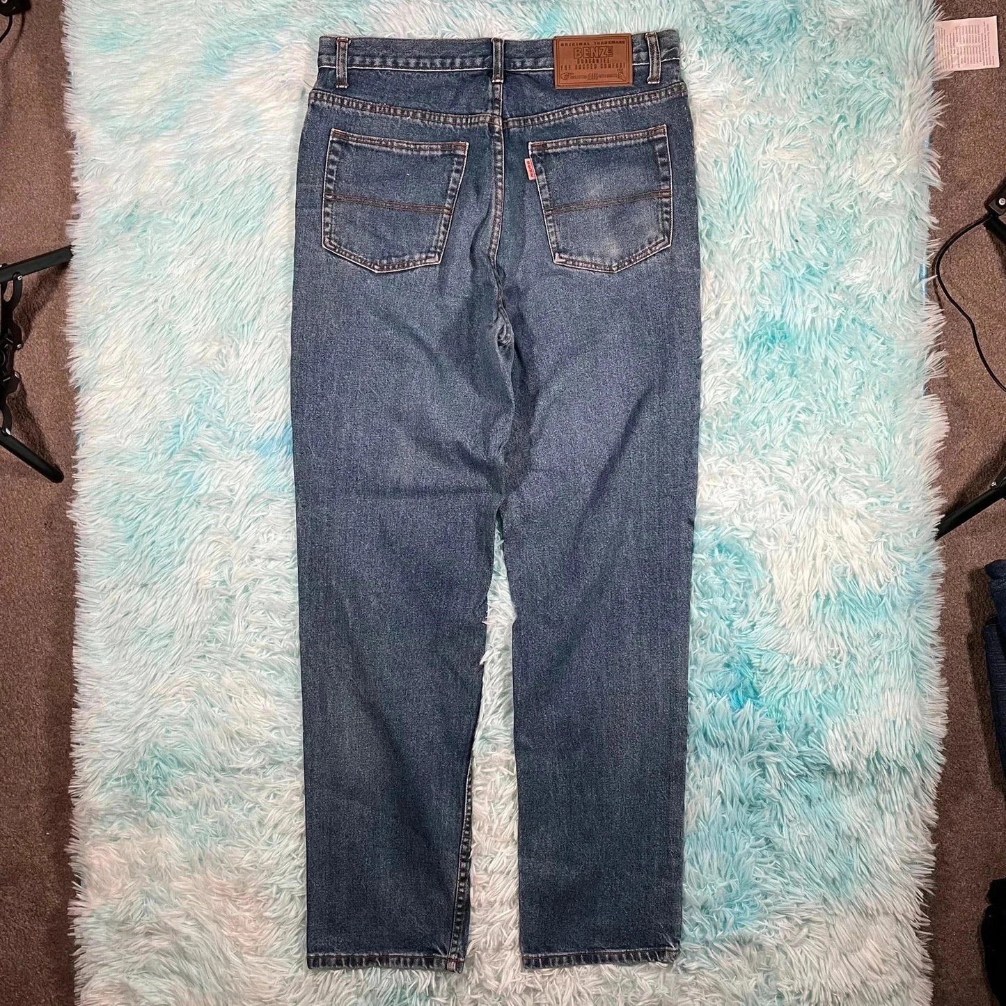Vintage Benz Jeans Straight Taper - 34W 32L