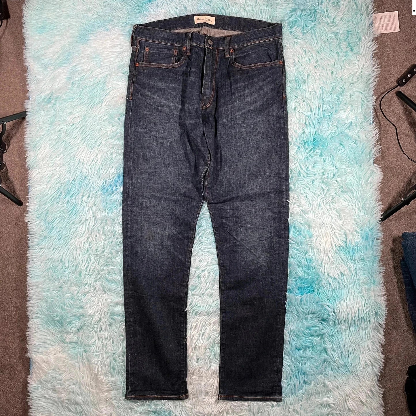 Navy Gap Jeans Slim Athletic Fit - 32W 32L