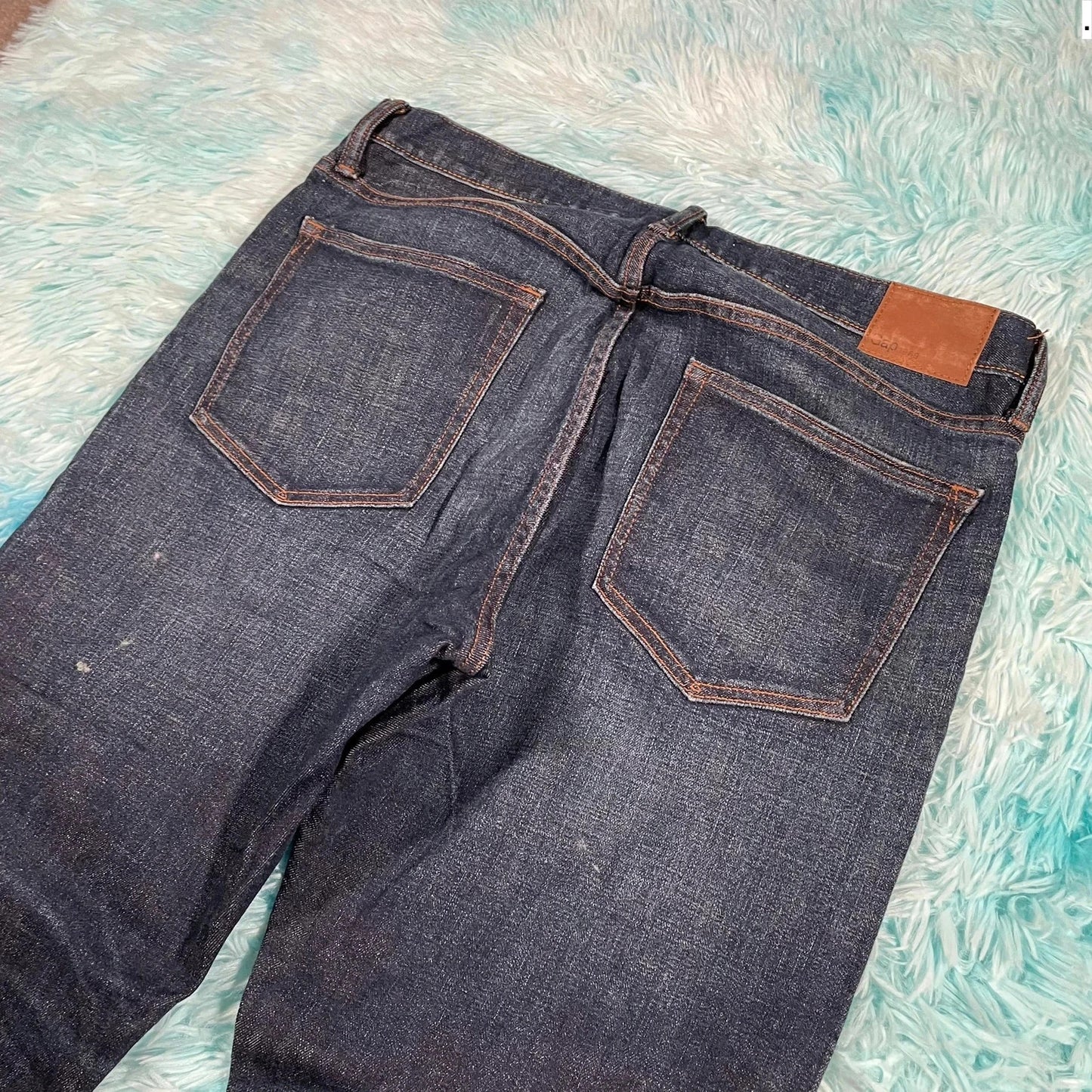 Navy Gap Jeans Slim Athletic Fit - 32W 32L