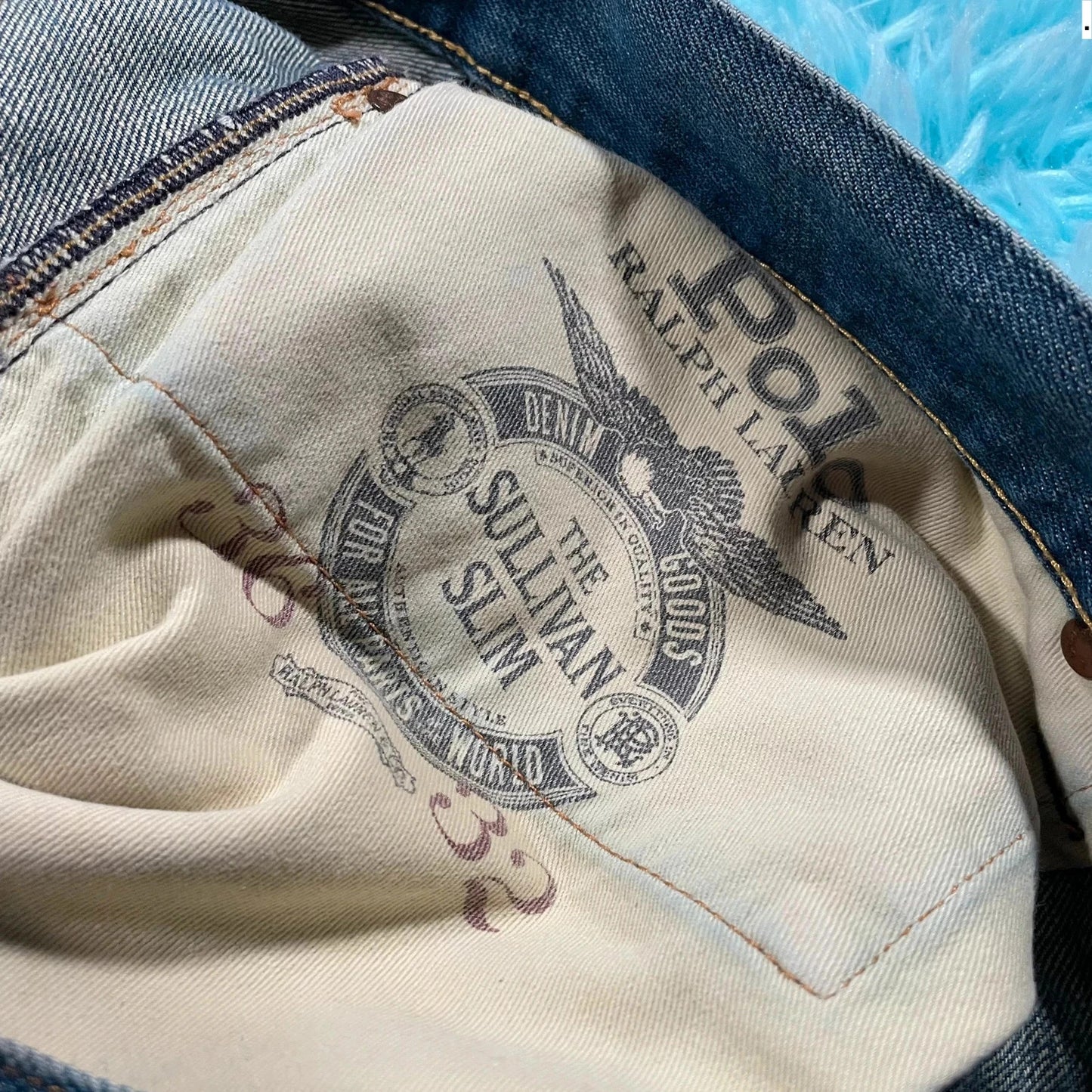Blue Polo Ralph Lauren Rugby Jeans - 36W 32L