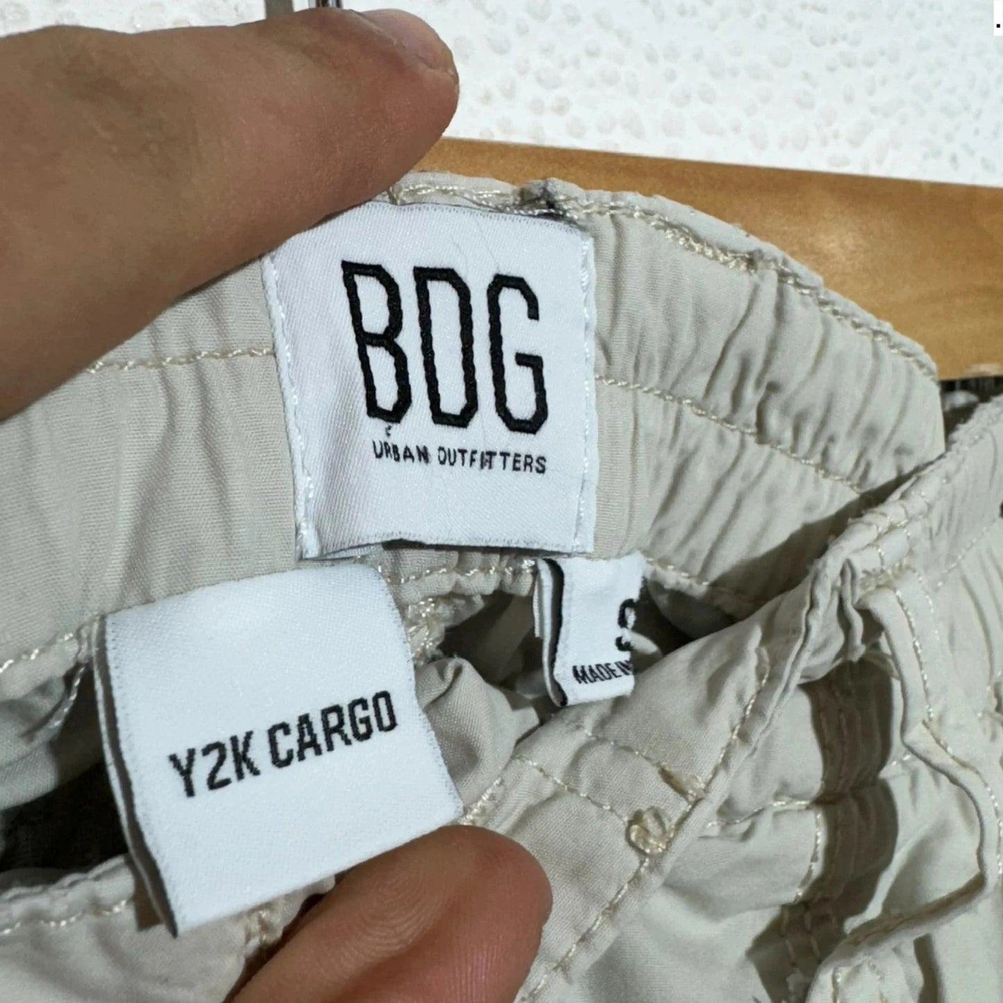 Cream BDG Y2K cargo pants Urban Outfitters - Smal